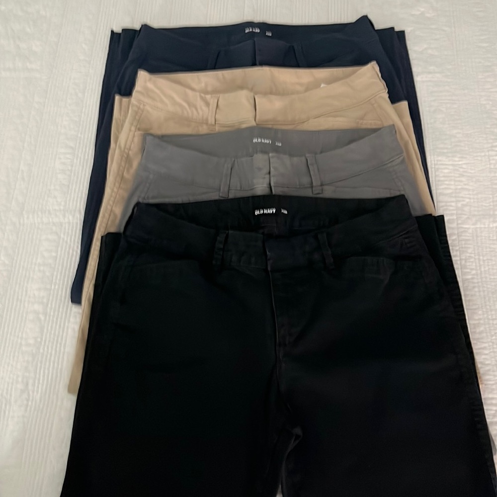 4 pairs of Old Navy size 4 Pixie pants